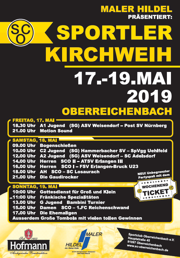 Sportlerkirchweih 2019