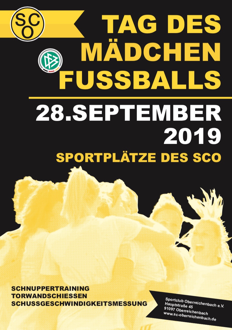 Tag des Mädchenfussballs Ende September