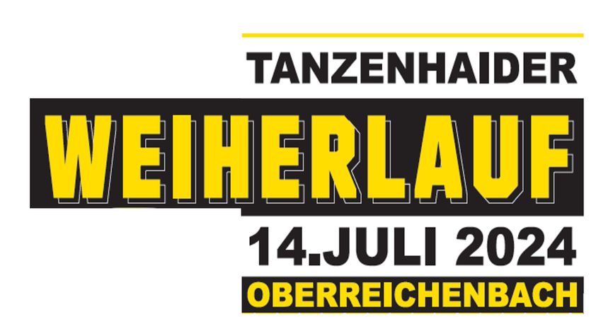 Weiherlauf 2024 Plakat quer